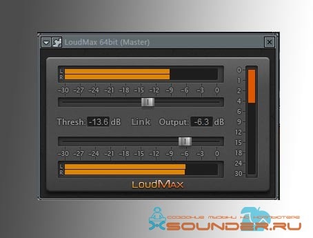 LoudMax выравнивание громкости трека