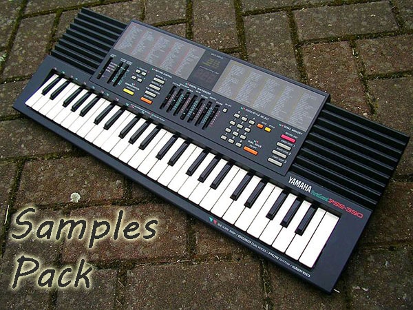 Синтезатор Yamaha PSS-390 сэмплы