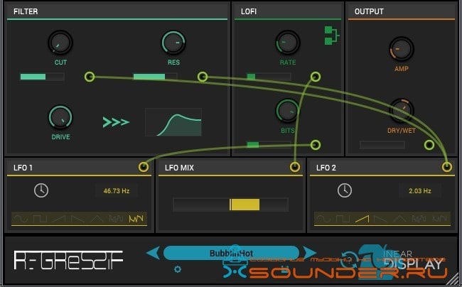 screen regressif vst