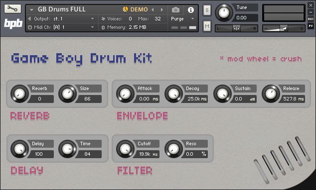 gb drums screenshot