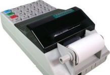 Где используются чекопечатающие машины?