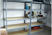 Этапы изготовления стеллажей