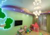 Натяжные потолки в детской комнате: идеи оформления